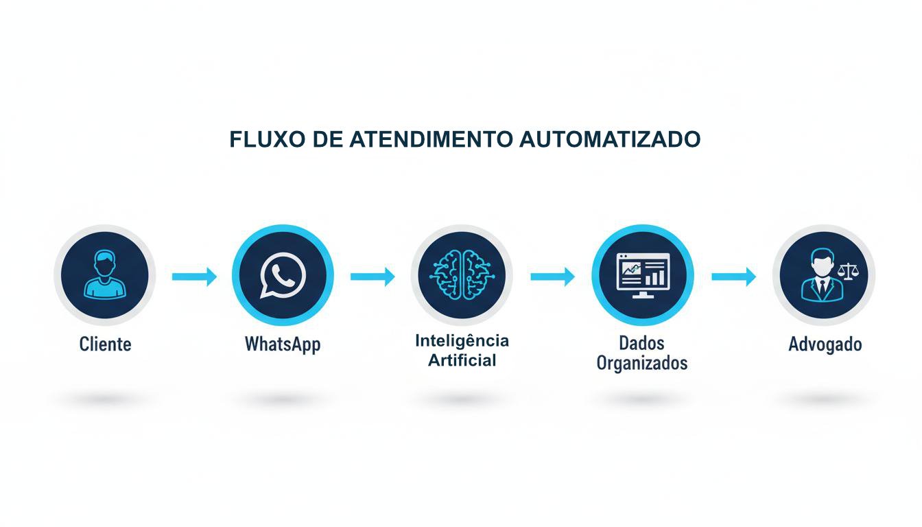 Fluxo de atendimento automatizado
